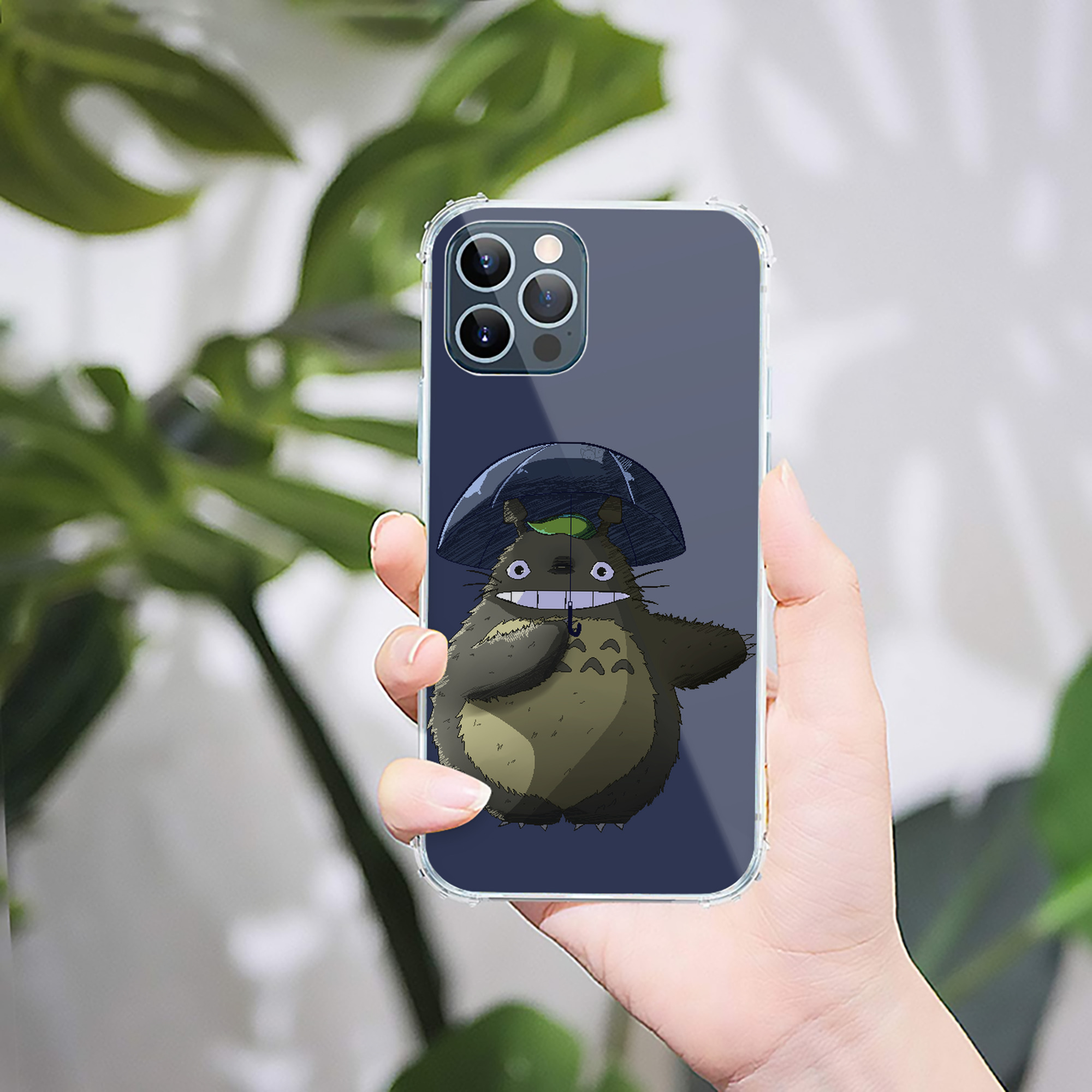 （画像用） となりのトトロ 草壁メイ 草壁サツキ My Neighbor Totoro Satsuki Kusakabe Mei Kusakabe 【iPhone 12シリーズ対応】透明スマホケース（クリアソフトケース）